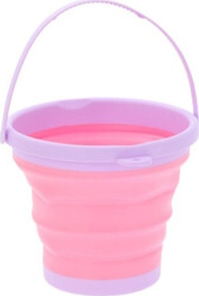 ProBeach WIADERKO DO PIASKU SKŁADANE OKRĄGŁE RÓŻOWE