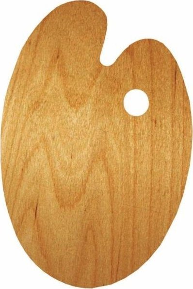 Paleta malarska drewniana Owal 20x30cm