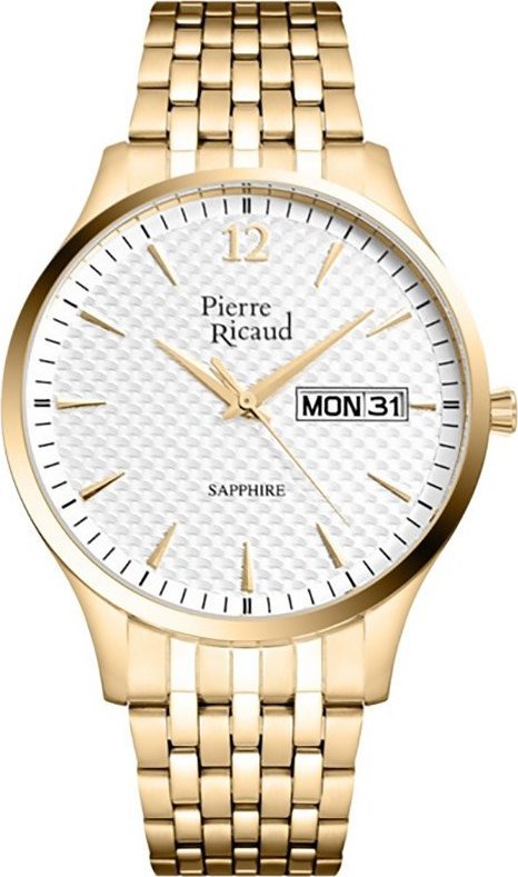 Zegarek Pierre Ricaud Zegarek męski Pierre Ricaud P91093.1153Q złoty