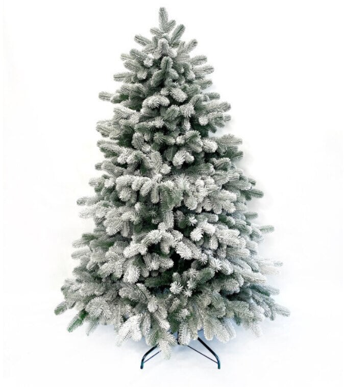 PE Christmas medžio Lux snowy 160 cm žalias