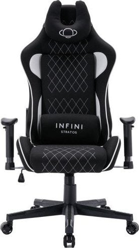 Fotel zenga.pl Fotel Gracza Gamingowy INFINI STRATOS z tkaniny, rozkładane oparcie