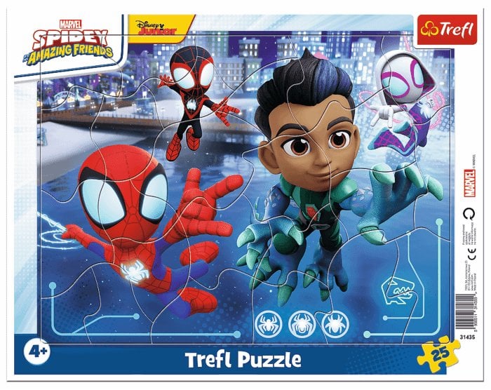 PUZZLE 25EL TREFL PAJECZY SKOK FOL16