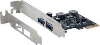 Exsys EXSYS EX-11192 2-portowa karta USB 3.2 Gen 1 PCIe z własnym zasilaniem