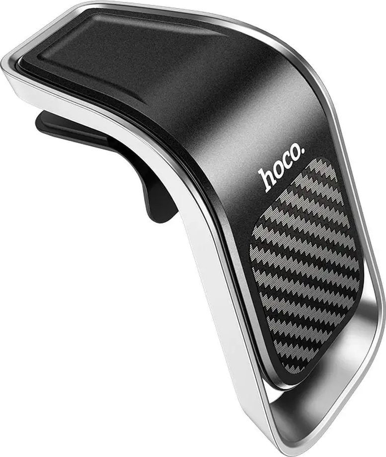 Hoco HOCO uchwyt samochodowy magnetyczny do kratki wlotu CA74 czarno-srebrny
