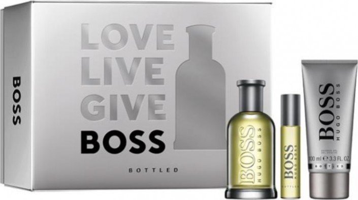 Hugo Boss BOSS Bottled - Zestaw prezentowy EDT 100ml + EDT 10ml + Żel 100ml