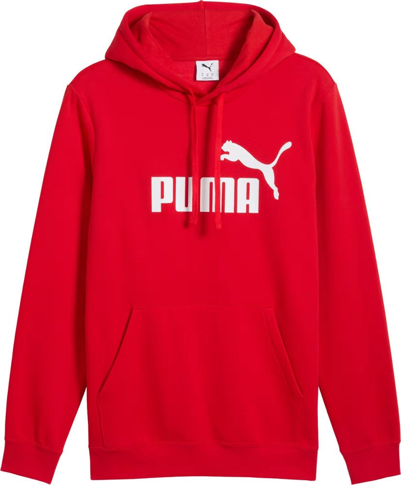 Bluza męska Puma ESS No.1 Logo Hoodie FL czerwona 682570 11 L