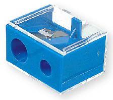 Top Choice Temperówka podwójna z pokrywką 2182