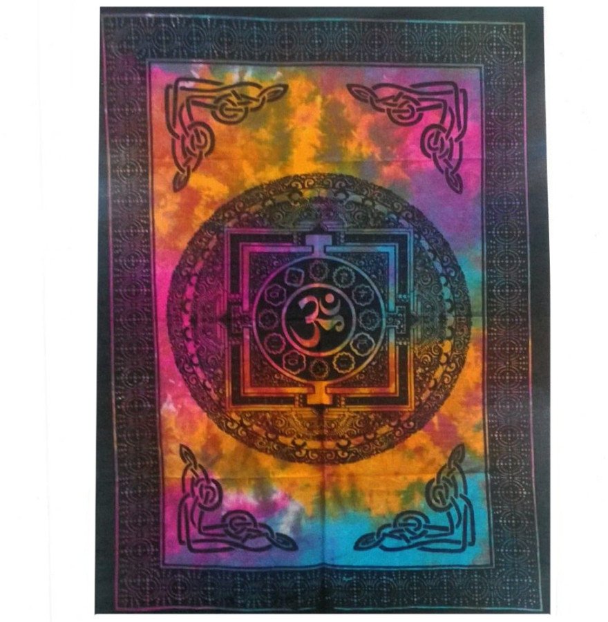 Bawełniane Tkaniny Ścienne - Sacred OM