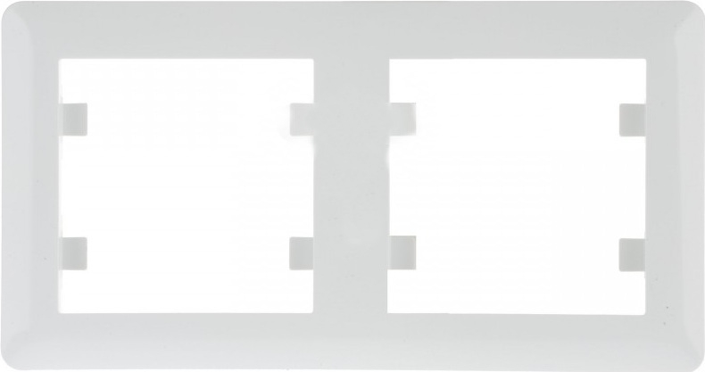 Hager Ramka 2-krotna Lumina2 pozioma biały (WL5220)