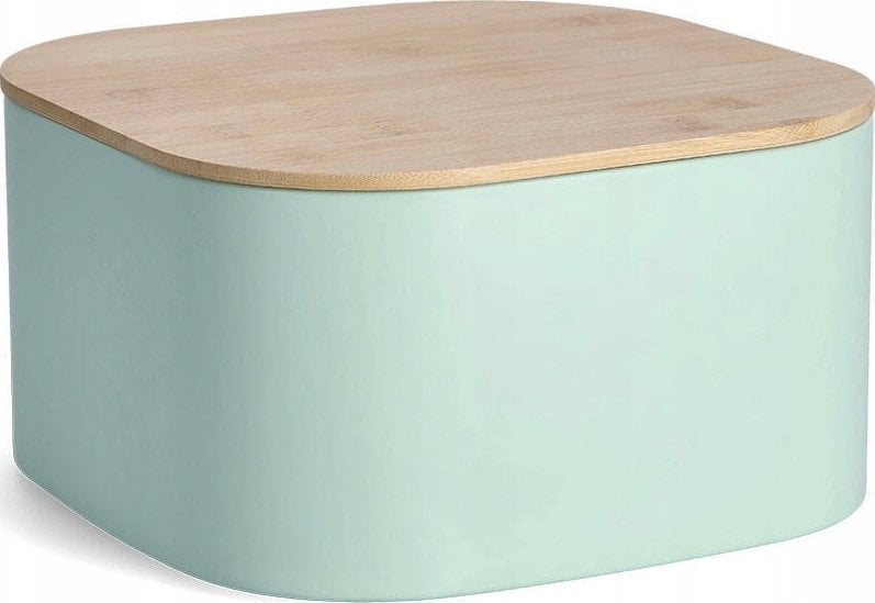 Chlebak Zeller Chlebak metalowy z bambusową pokrywką, 26,5 cm