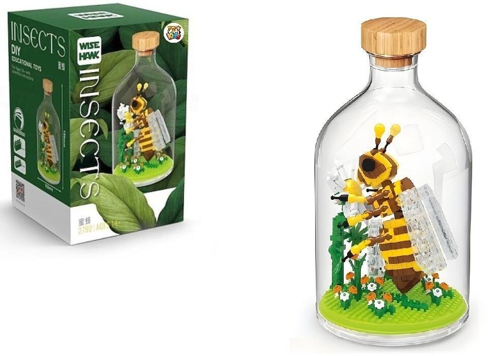 Klocki owad w butelce pszczoła