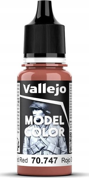 Vallejo Vallejo: 70.747 - Model Color - Faded Red (18 ml)