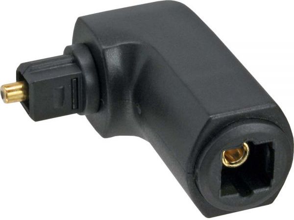 Adapter AV InLine Toslink - Toslink czarny (89900B)