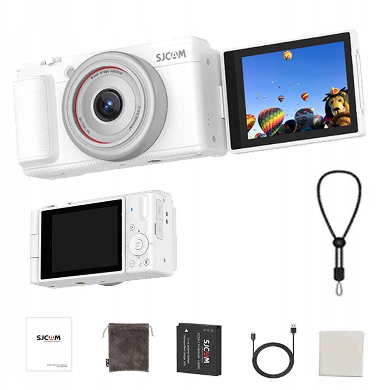 Aparat Cyfrowy SJCAM ZV200 dla nastolatków Młodzieży kamera WEBCAM 5K 80Mpx