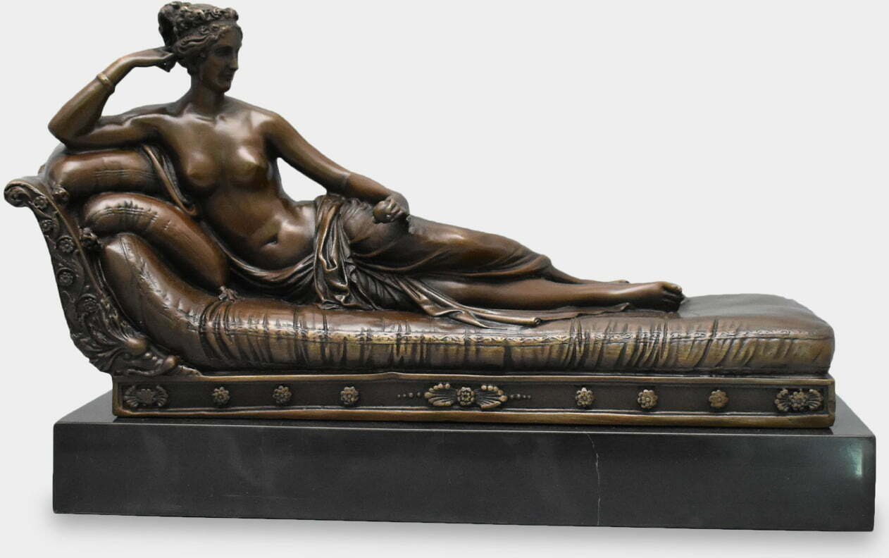 rzezbyzbrazu Pauline Bonaparte jako Wenus Rzeźba z Brązu