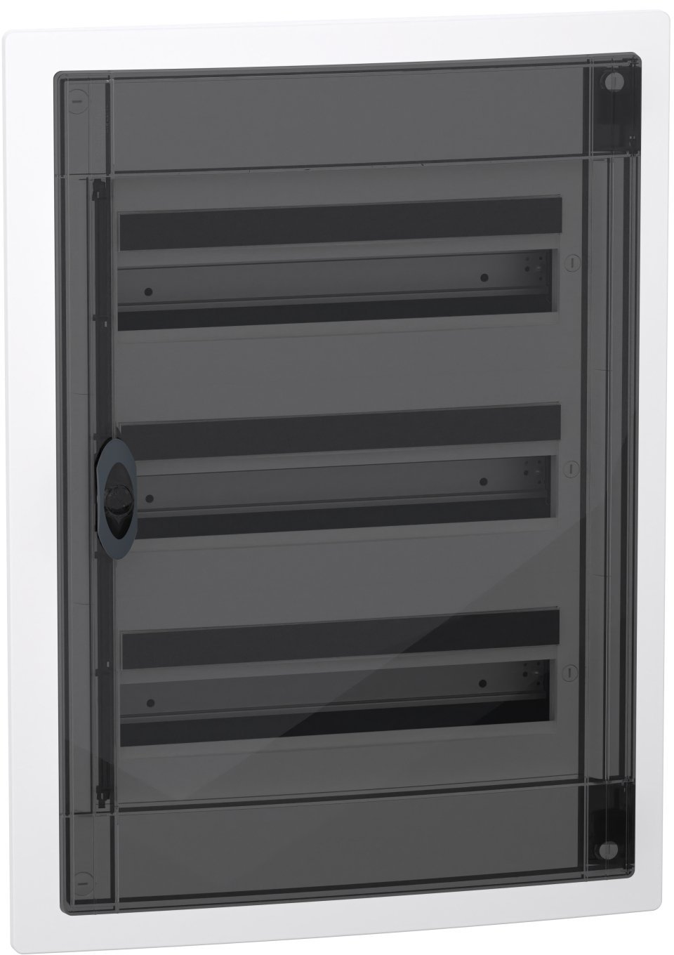 Rozdzielnica PrismaSeT XS 3x18 PSXS-3-18-PT-P podtynkowa drzwi przezroczyste IP40 IK09 LVSXP318