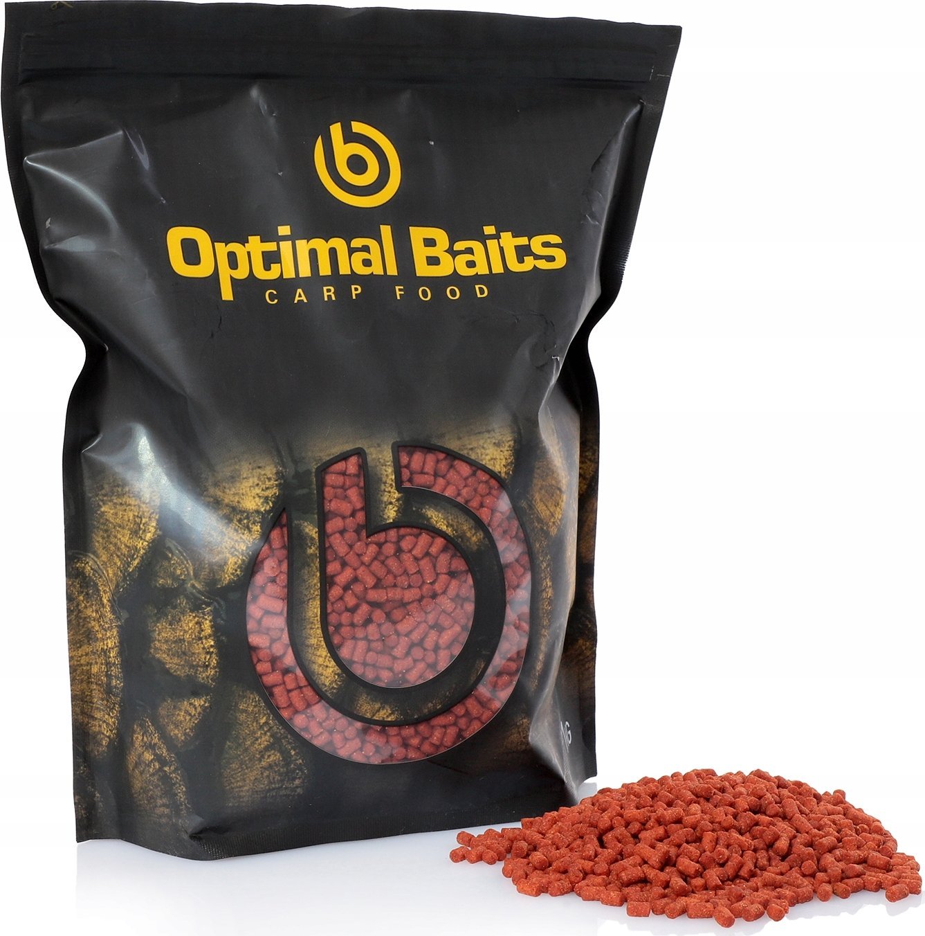 Optimal Baits Optimal Baits Pellet zanętowy SQUID & ORANGE 4mm 1kg - Pellet wędkarski