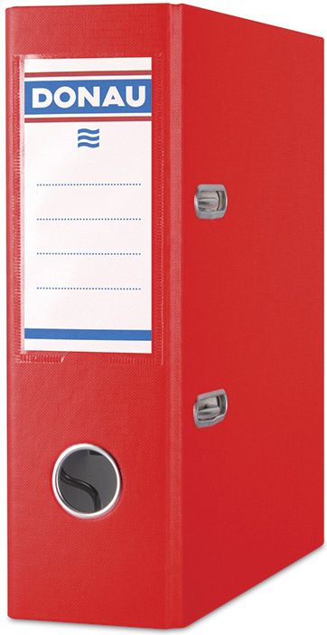 Segregator Donau Master dźwigniowy A5 75mm czerwony (3905001PL-04)