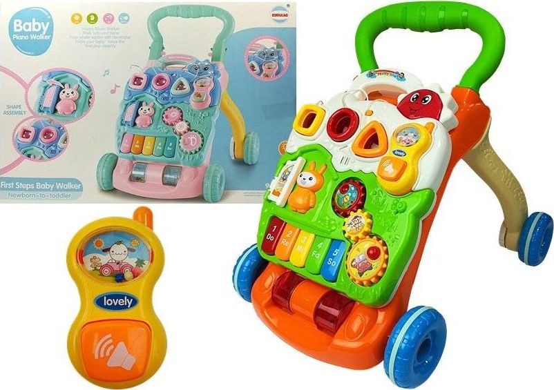 Lean Sport Pchacz Edukacyjny dla Niemowlęcia z Pianinkiem