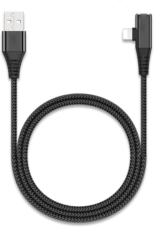 Kabel USB Roger USB-A - Lightning 1 m Czarny (4752168079973)