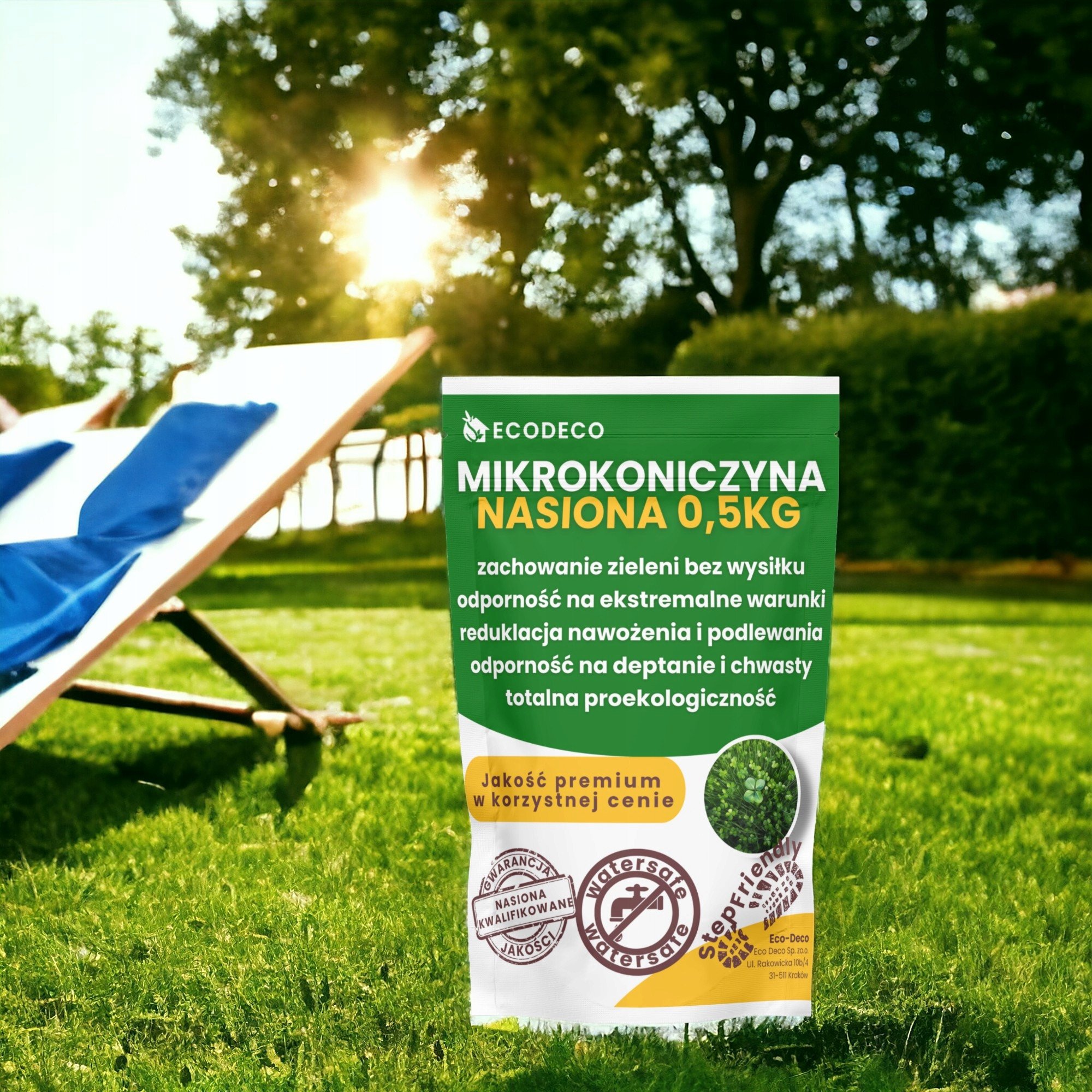 Mikrokoniczyna koniczyna biała drobnolistna Euromic nasiona 500G