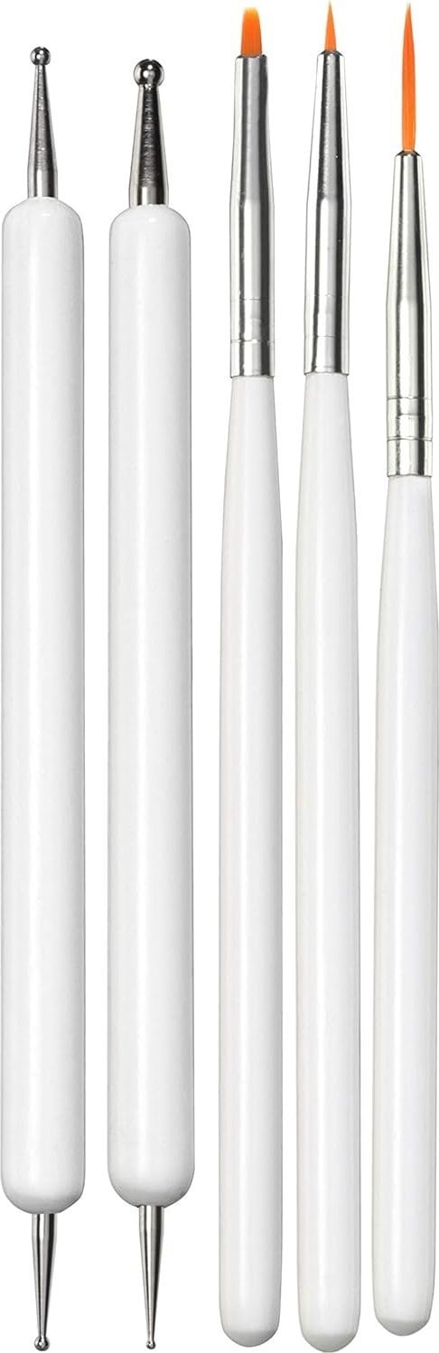 Elegant Touch Set, Elegant Touch, Stylist, Nail Art Tool Kit, 5 pcs For Women