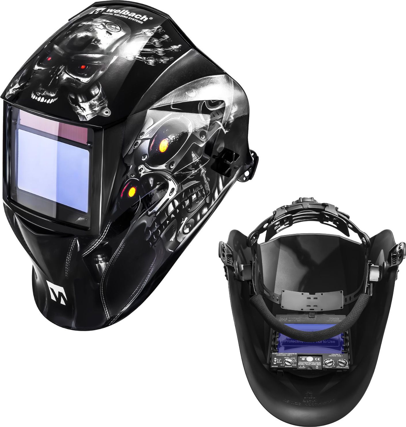 Stamos Maska przyłbica spawalnicza automatyczna samościemniająca z funkcją grind METALATOR EXPERT