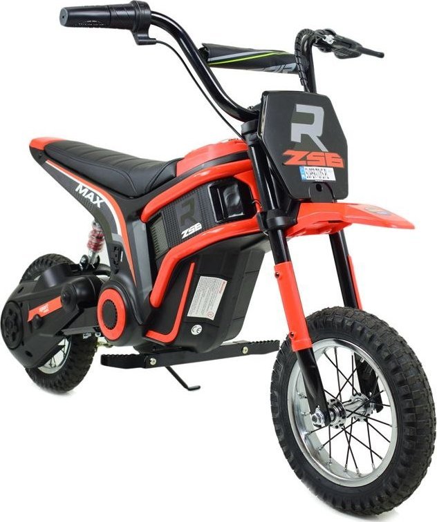 Import SUPER-TOYS WIELKI MOTOR CROSOWY MAX WOLNY START, 350 WAT, ŁAŃCUCH, POMPOWANE KOŁA, FILM/SX2328