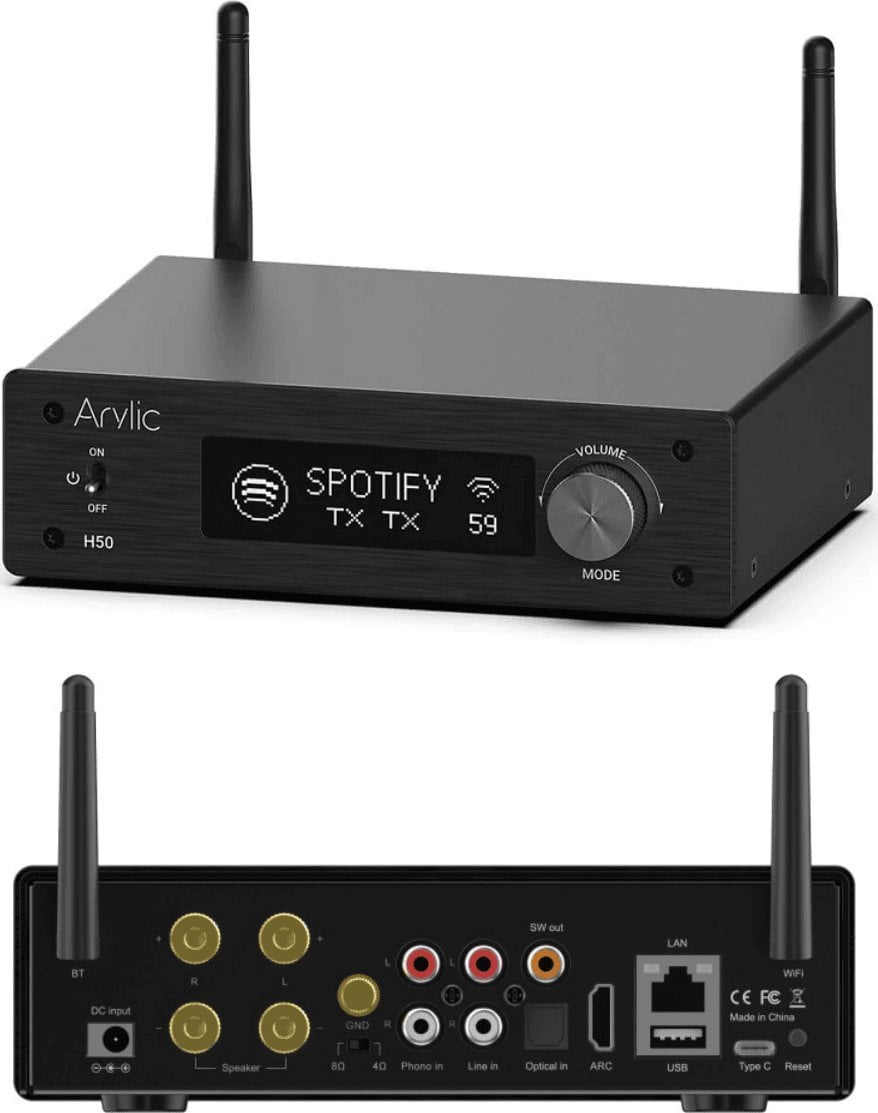 Arylic Arylic H50 - Bezprzewodowy wzmacniacz stereo