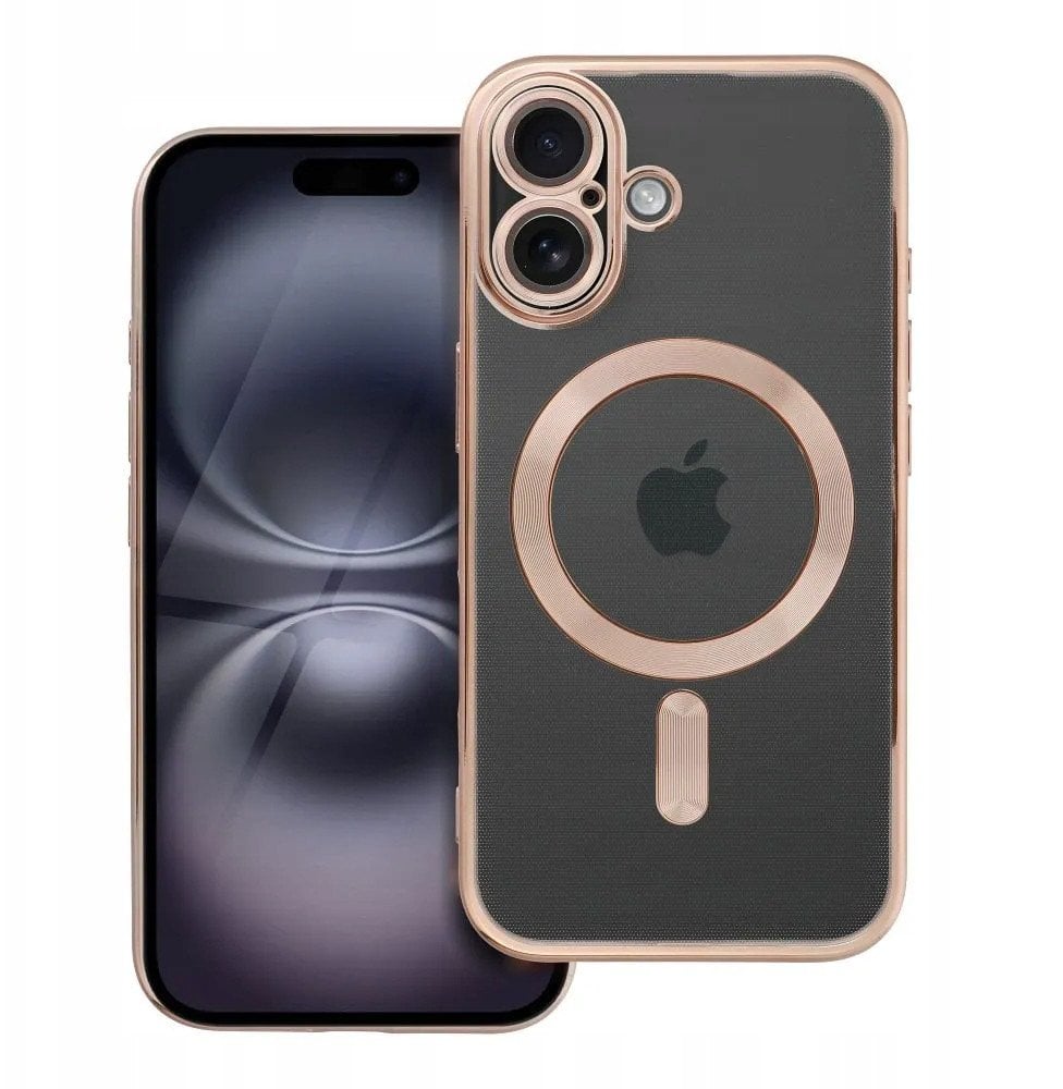 Futerał ELECTRO MAG COVER kompatybilny z MagSafe do IPHONE 16 brązowy