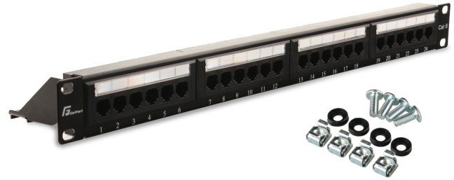 Patch Panel Utp Cat.6 24 Porty Pgf-6Utp24-B4 Getfort