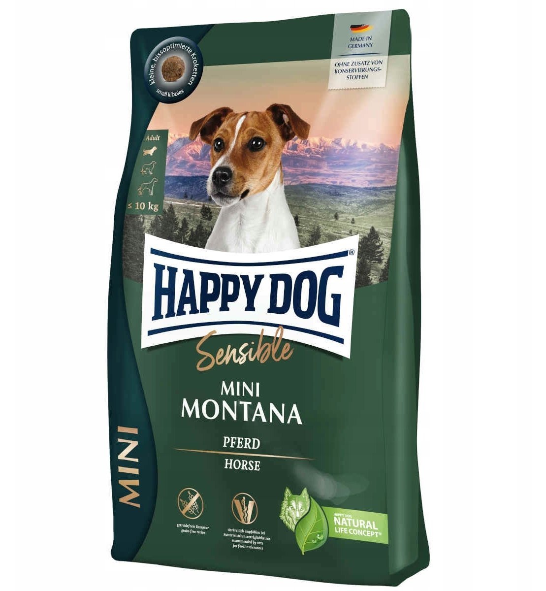 Mini Montana, karma sucha, dla psa, 800 g