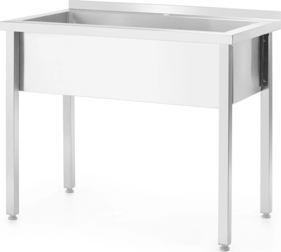 Zlewozmywak Hendi Basen zlew gastronomiczny jednokomorowy Budget Line STAL 1000 x 600 x 850 cm - Hendi 811023