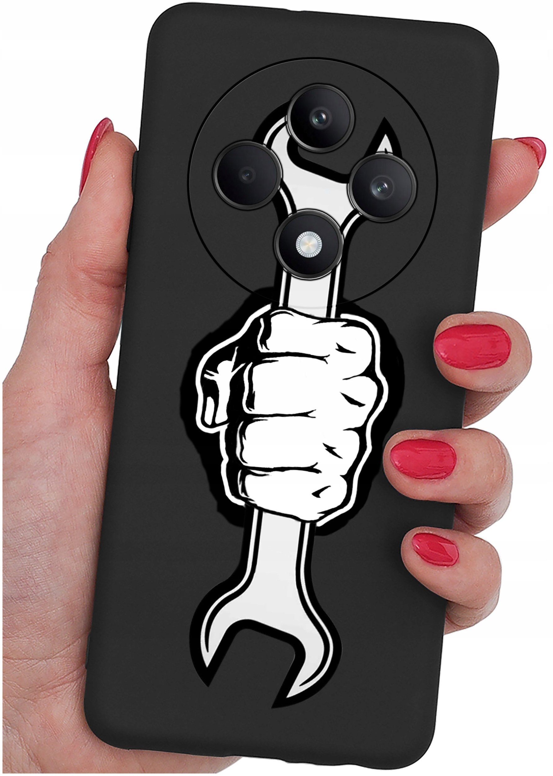 Etui do Oppo Reno 12 F 5G | 12 FS 5G WZORY |SILIKONOWE MATT CASE + SZKŁO 9H