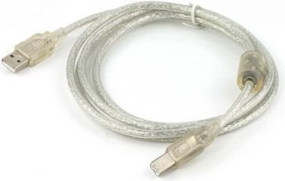 Kabel USB Gembird USB-A - 4.5 m Przezroczysty (CCF-USB2-AMBM-TR-15)