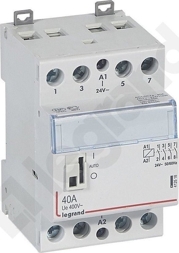 Legrand Stycznik modułowy SM 340 40A 24V 4NO z manipulatorem