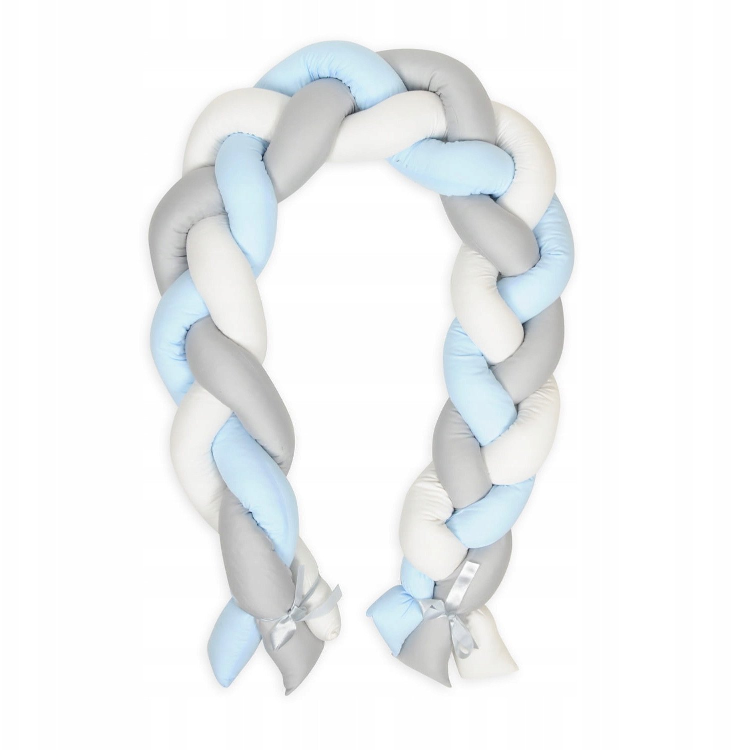 Ochraniacz do łóżeczka WARKOCZ satynowy.dł. 200cm