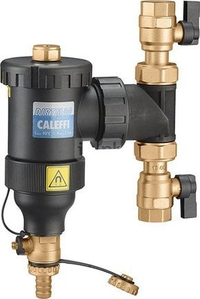 Caleffi Separator zanieczyszczeń z zaworami kulowymi i magnesem 3/4 545345