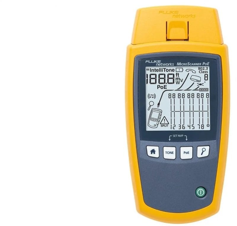 Lange Łukaszuk Tester MicroScanner PoE standardowe wyposażenie FL-MS-POE