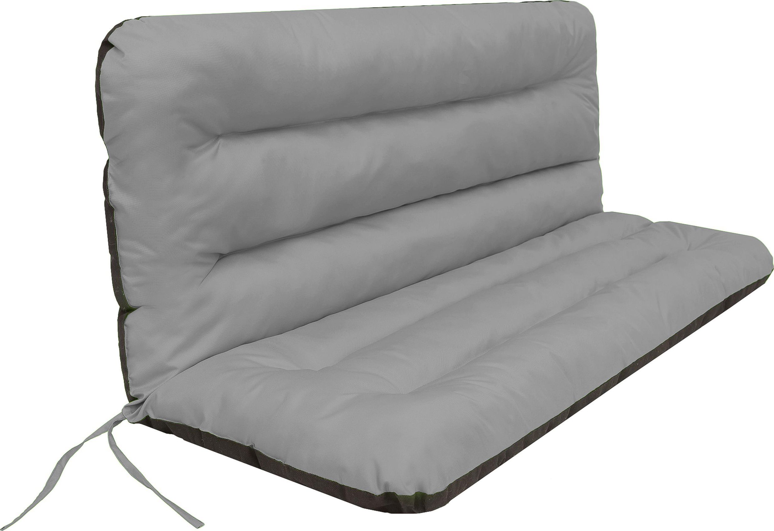 Hobbygarden PODUSZKA NA HUŚTAWKĘ OGRODOWĄ - ANIA 120 cm - JASNY SZARY