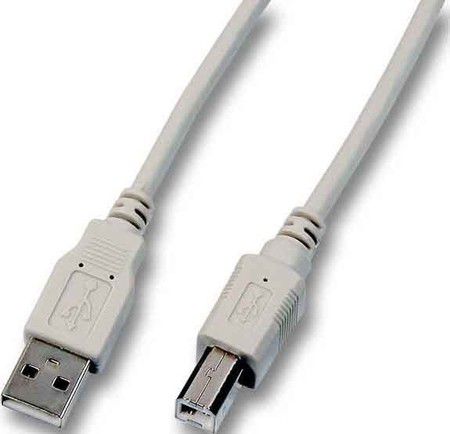 Kabel USB EFB USB-A - USB-B 1.8 m Szary (K5255.1,8)