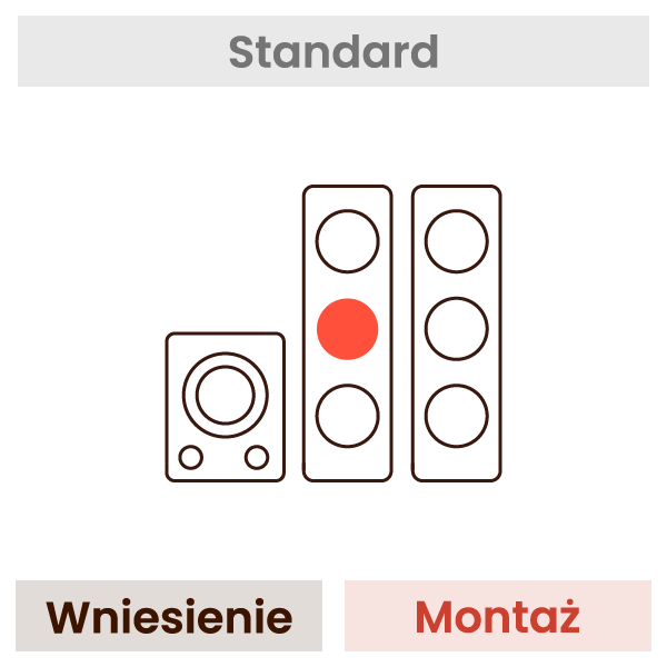 Montaż kina domowego lub zestawu HiFi