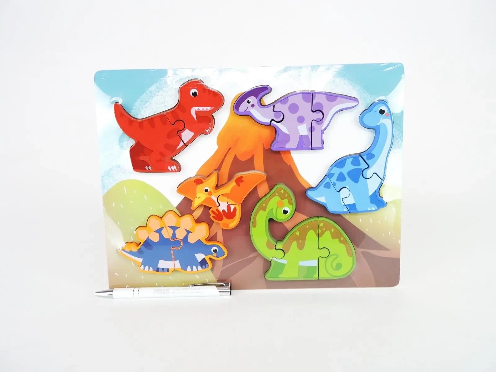 Adar Układanka puzzle drewniane Dinozaury 570221