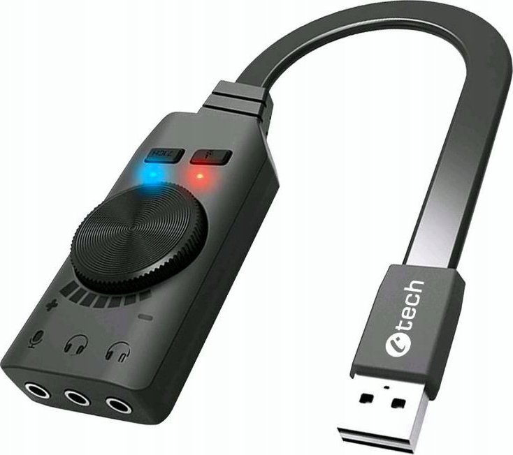 C-Tech C-TECH Zvuková karta SC-7Q, 7.1 surround sound, audio switch