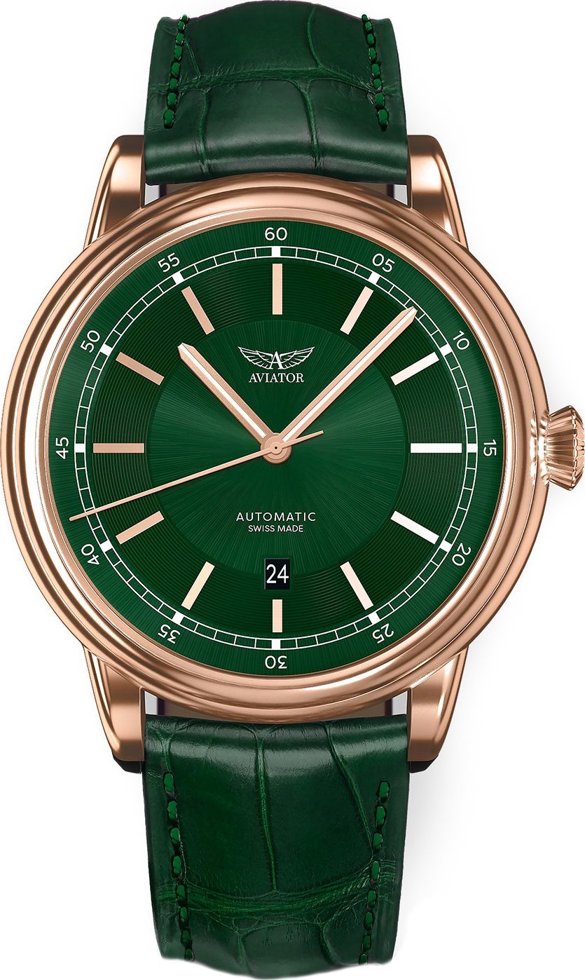 Zegarek Aviator Zegarek męski Aviator V.3.32.2.237.4 zielony