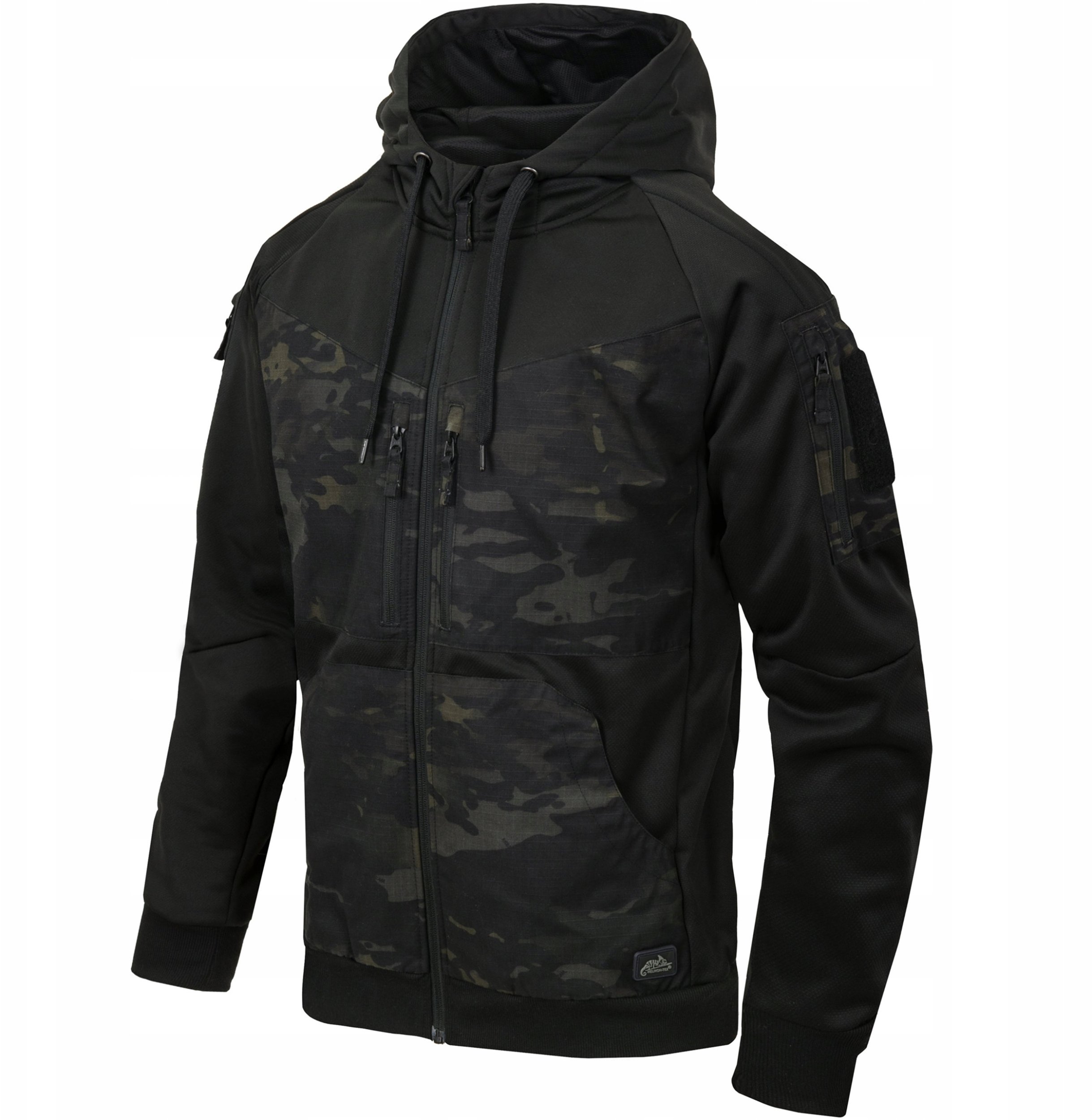 ROGUE Hoodie (FullZip) - Black / MultiCam Black - XS/Regular