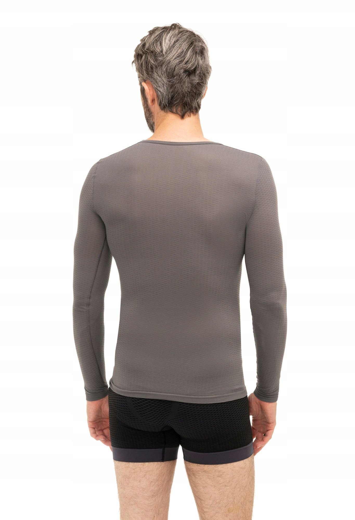 LS1085U Koszulka Base Layer z długim rękawem unisex szary M