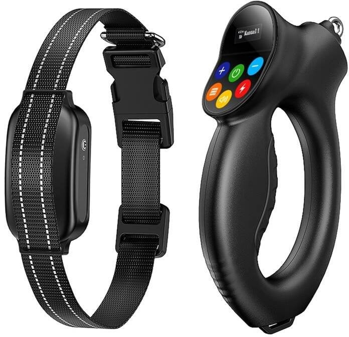 Elektryczna obroża antyszczekowa Rojeco PD800 (Czarna) Rojeco