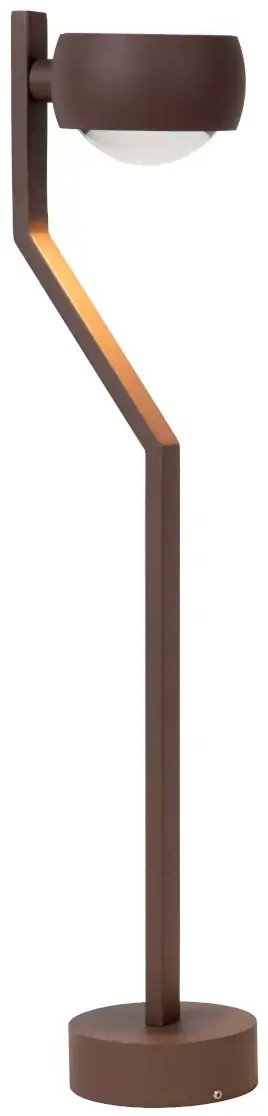 Metalowa lampa stołowa ESTAL 33803/08/97 do ogrodu IP54 brązowa