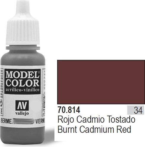 Vallejo Farba Nr34 Cadium Umber Red 17ml - 70814